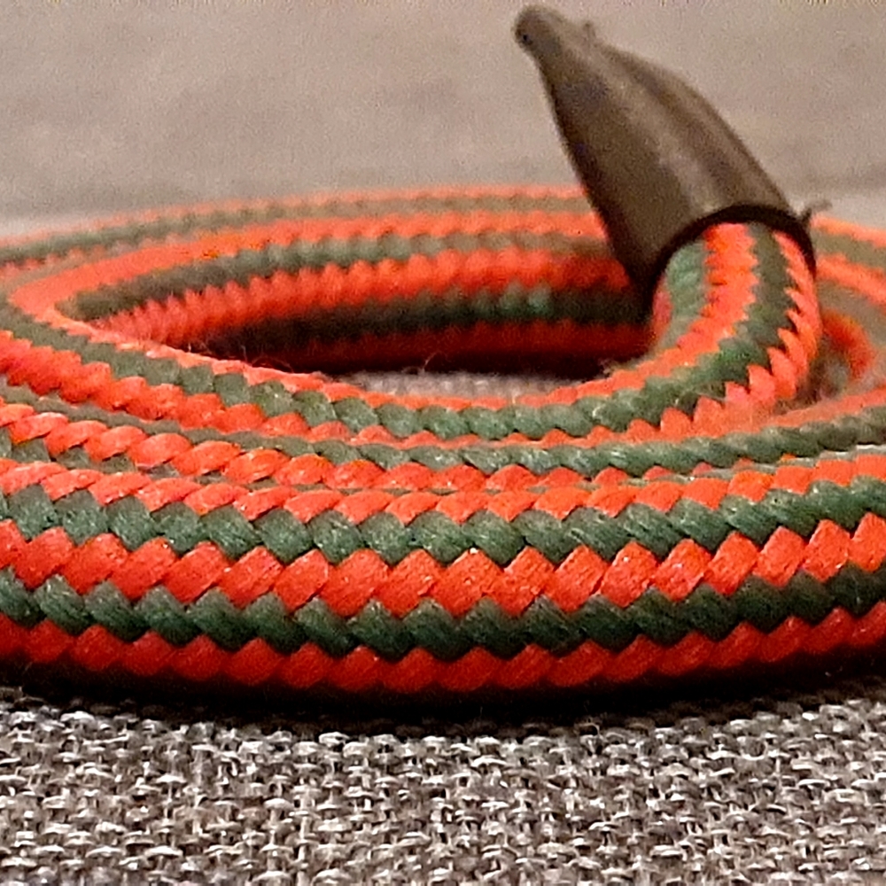 GUCCI ROPE BELT Green Red Green Interwoven